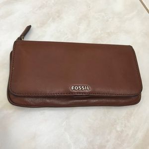 Fossil Leather Brown Wallet